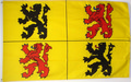 Bild der Flagge "Flagge von Hainaut (150 x 90 cm)"