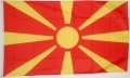 Bild der Flagge "Nationalflagge Nordmazedonien (150 x 90 cm)"