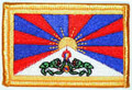 Bild der Flagge "Aufnäher Flagge Tibet (8,5 x 5,5 cm)"