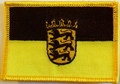 Bild der Flagge "Aufnäher Flagge Baden-Württemberg (8,5 x 5,5 cm)"