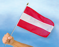 Stockflaggen Österreich
 (45 x 30 cm) kaufen bestellen Shop