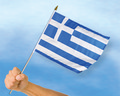 Stockflaggen Griechenland
 (45 x 30 cm) kaufen bestellen Shop