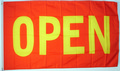 Bild der Flagge "Flagge Open (rot) (150 x 90 cm)"