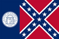 Flagge USA - Bundesstaat Georgia (1956-2001) (150 x 90 cm) kaufen