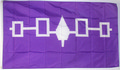 Bild der Flagge "Flagge der Irokesen Indianer (150 x 90 cm)"