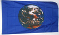 Bild der Flagge "Flagge Satellitenfoto der Erde (150 x 90 cm)"