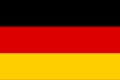 Bild der Flagge "Flagge Deutschland im Querformat (Glanzpolyester)"
