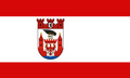 Bild der Flagge "Fahne von Berlin Spandau (150 x 90 cm) Premium"