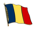 Bild der Flagge "Flaggen-Pin Rumänien"