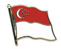 Bild der Flagge "Flaggen-Pin Singapur"