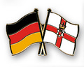 Bild der Flagge "Freundschafts-Pin Deutschland - Nordirland"