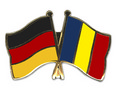 Bild der Flagge "Freundschafts-Pin Deutschland - Rumänien"