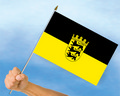 Bild der Flagge "Stockflagge Baden-Württemberg (45 x 30 cm)"