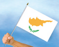 Bild der Flagge "Stockflaggen Zypern (45 x 30 cm)"