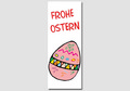 Flagge Frohe Ostern 1 im Hochformat (Glanzpolyester) kaufen