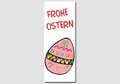 Bild der Flagge "Flagge Frohe Ostern 1 im Hochformat (Glanzpolyester)"