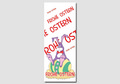 Flagge Frohe Ostern 3 im Hochformat (Glanzpolyester) kaufen