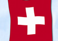 Flagge Schweiz
 im Querformat (Glanzpolyester) kaufen bestellen Shop