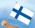 Stockflaggen Finnland
 (45 x 30 cm) kaufen bestellen Shop