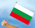 Stockflaggen Bulgarien
 (45 x 30 cm) kaufen bestellen Shop