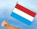 Bild der Flagge "Stockflaggen Luxemburg (45 x 30 cm)"