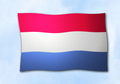 Flagge Niederlande
 im Querformat (Glanzpolyester) kaufen bestellen Shop