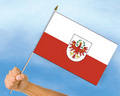 Bild der Flagge "Stockflagge Tirol (45 x 30 cm)"