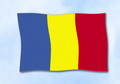 Flagge Rumänien
 im Querformat (Glanzpolyester) kaufen bestellen Shop
