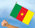 Stockflaggen Kamerun
 (45 x 30 cm) kaufen bestellen Shop