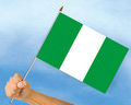 Bild der Flagge "Stockflaggen Nigeria (45 x 30 cm)"