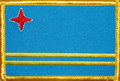 Bild der Flagge "Aufnäher Flagge Aruba (8,5 x 5,5 cm)"