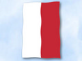 Flagge Polen
 im Hochformat (Glanzpolyester) kaufen bestellen Shop