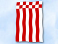 Bild der Flagge "Flagge Bremen im Hochformat (Glanzpolyester)"