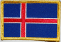 Aufnäher Flagge Island (8,5 x 5,5 cm) kaufen