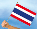 Stockflaggen Thailand
 (45 x 30 cm) kaufen bestellen Shop