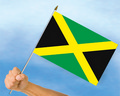 Bild der Flagge "Stockflaggen Jamaika (45 x 30 cm)"