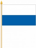 Bild der Flagge "Stockflaggen Schützenfest blau-weiß  (45 x 30 cm)"