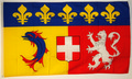 Bild der Flagge "Flagge Rhône-Alpes (150 x 90 cm)"