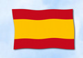 Flagge Spanien
 im Querformat (Glanzpolyester) kaufen bestellen Shop