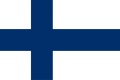 Bild der Flagge "Flagge Finnland im Querformat (Glanzpolyester)"