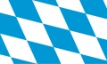 Flagge Bayern Raute im Querformat (Glanzpolyester) kaufen