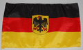 Bild der Flagge "Tisch-Flagge Deutschland mit Wappen"