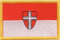 Bild der Flagge "Aufnäher Flagge Wien (8,5 x 5,5 cm)"