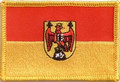 Aufnäher Flagge Burgenland
 (8,5 x 5,5 cm) kaufen bestellen Shop