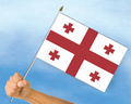 Bild der Flagge "Stockflaggen Georgien (45 x 30 cm)"