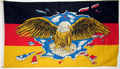Flagge Deutschland mit Adler
 (150 x 90 cm) kaufen bestellen Shop