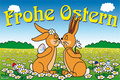 Flagge Frohe Ostern - Frhlingsgefhle
 (150 x 90 cm) kaufen bestellen Shop