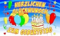 Flagge Herzlichen Glückwunsch zum Geburtstag (150 x 90 cm) kaufen