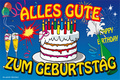 Stockflaggen Alles Gute zum Geburtstag (45 x 30 cm) kaufen