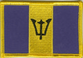 Bild der Flagge "Aufnäher Flagge Barbados (8,5 x 5,5 cm)"